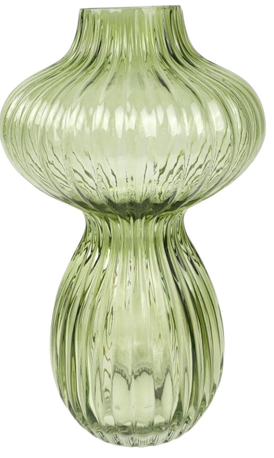 Orb Glass Vase Sage
