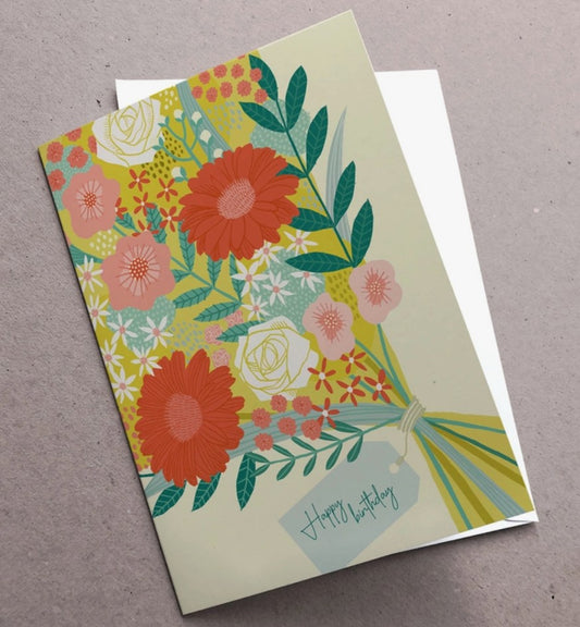 Happy Birthday Bouquet Card