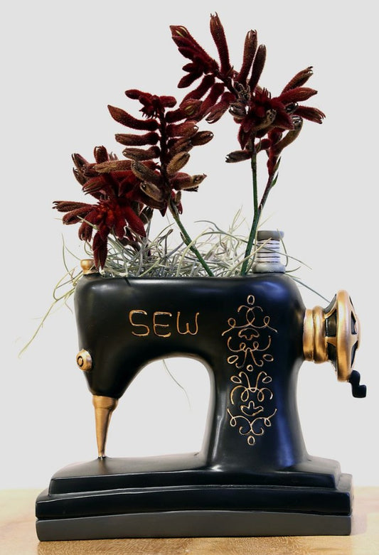 Vintage Stitch Planter