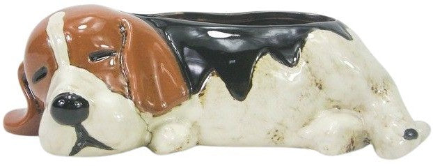 Beagle Planter Brown 25cm
