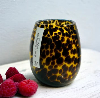 Candle - Confetti Leopard - Black Raspberry Vanilla (Boxed)