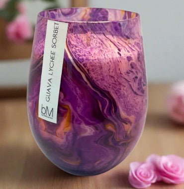 Candle - Gem Pink Sapphire - Guava Lychee Sorbet (Boxed)