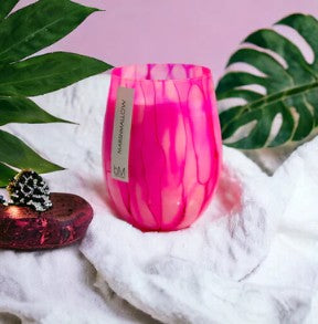 Candle - Watercolour Pink - Marshmallow (Boxed)