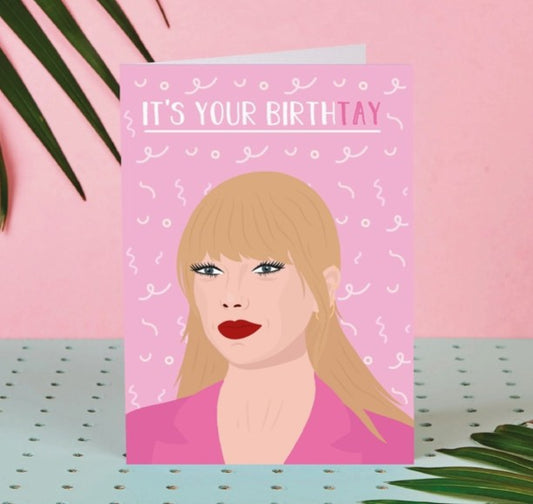 Taylor Swift Birthday Card