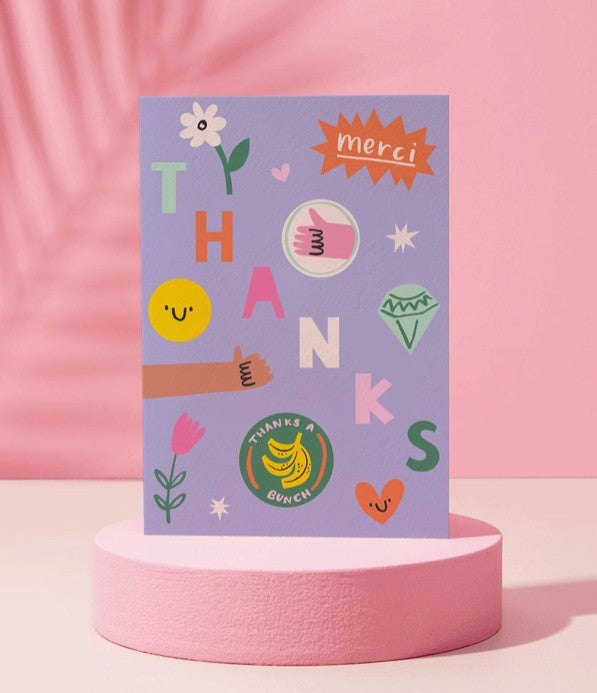 Thanks 'Merci' Card