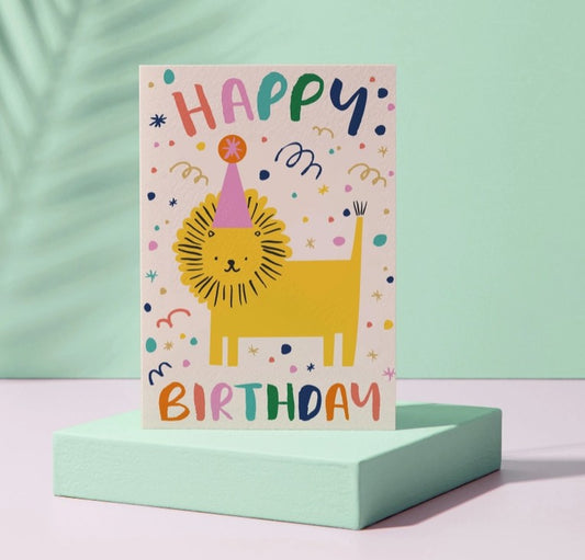 Tiger Happy Birthday Card