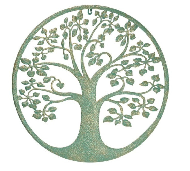 Tree of Life Wall Art in Green 60cm
