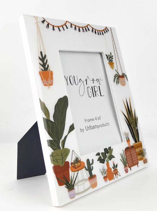 You Grow Girl Plant Picture Frame