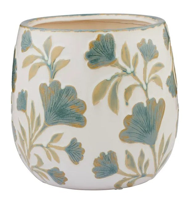 Anchal Ceramic Pot Blue/Olive Large