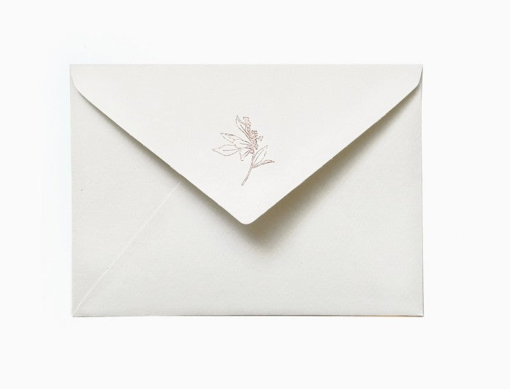 Floral Wedding Cake Card