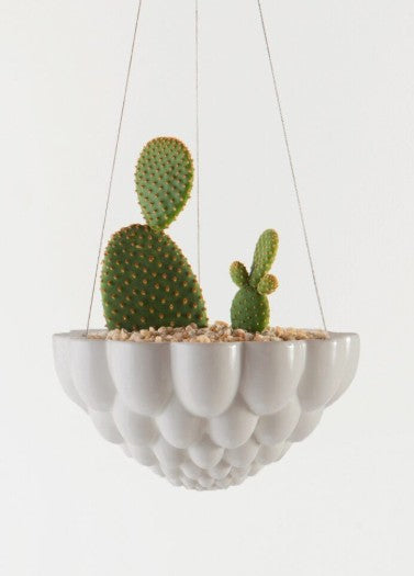 Jelly Hanging Planter Grey