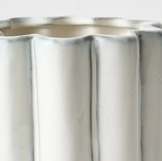 Gustel Pot - Winter White