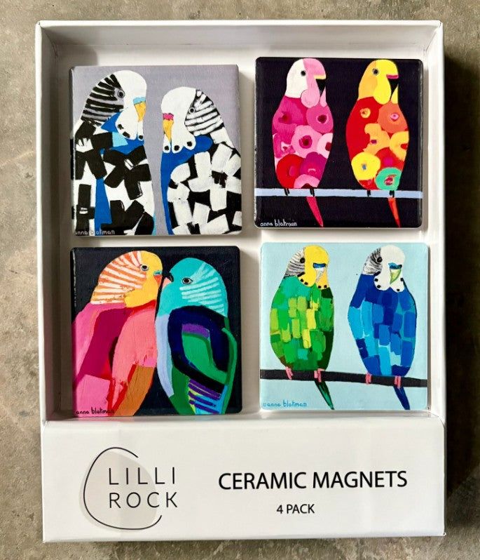 Annas Budgies Magnet Gift Pack