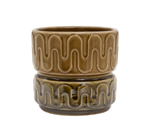 Groovy Planter Medium Moss