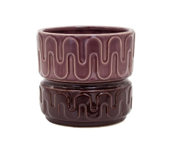 Groovy Planter Medium Mulberry