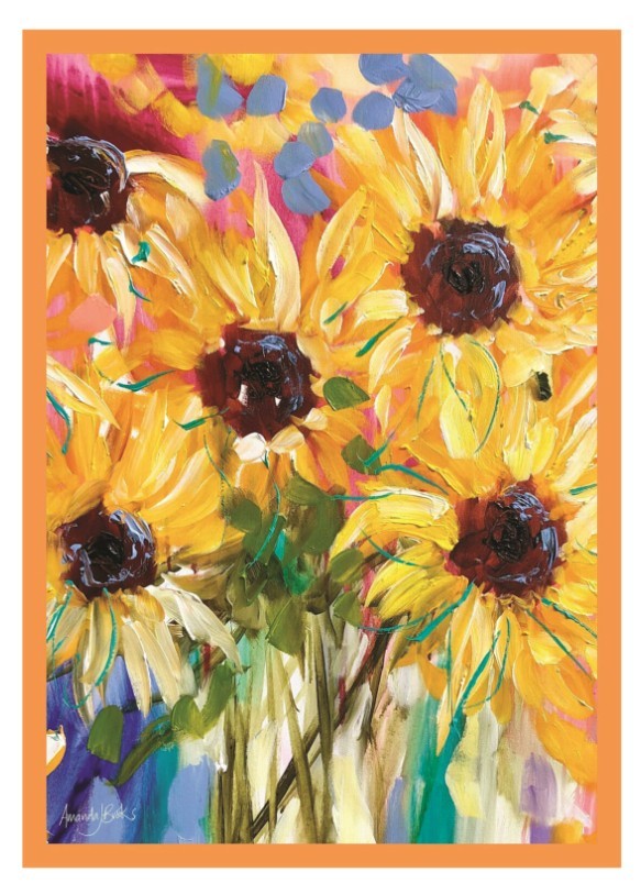 Sunflowers Tea Towel