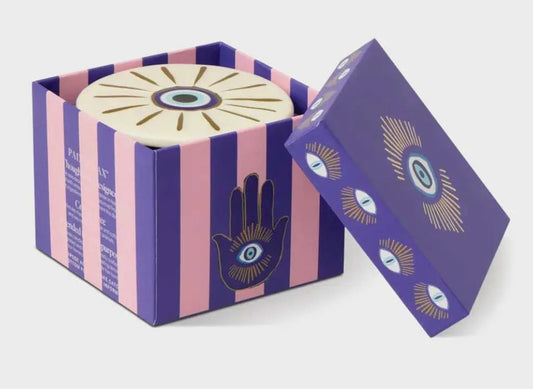 Paddywax: Charmed Evil Eye Candle -Incense and Smoke 226g