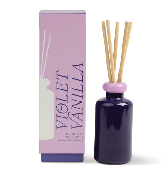 Paddywax: Violet Vanilla Purple Glass Diffuser