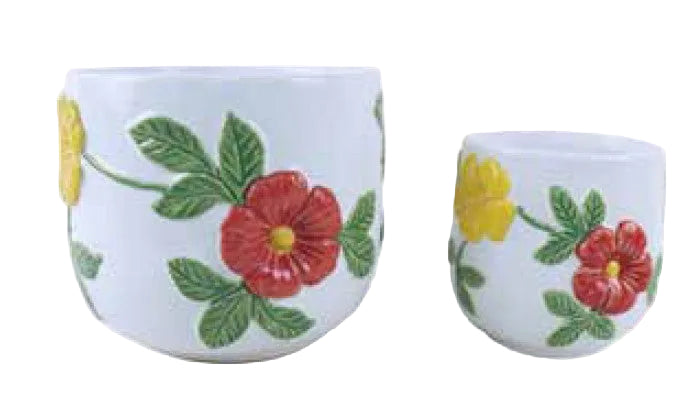 Floral Pots S/2