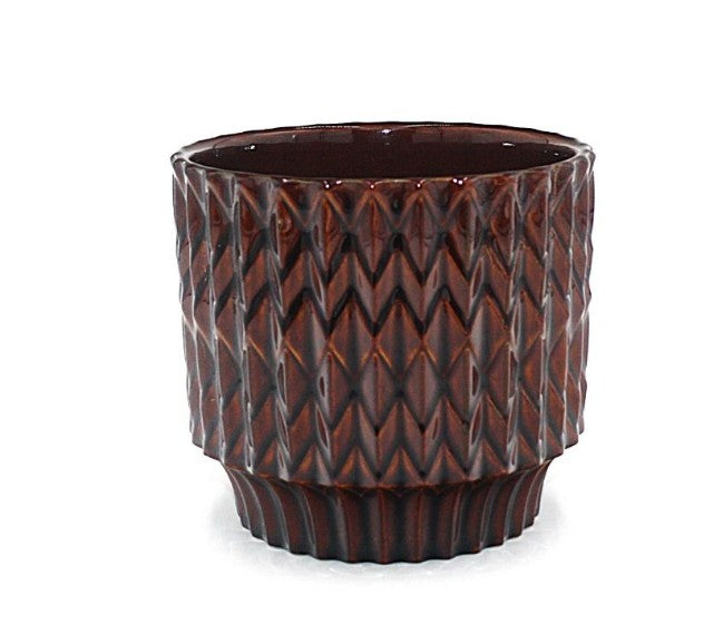 Trippy Planter Medium Burnt Umber