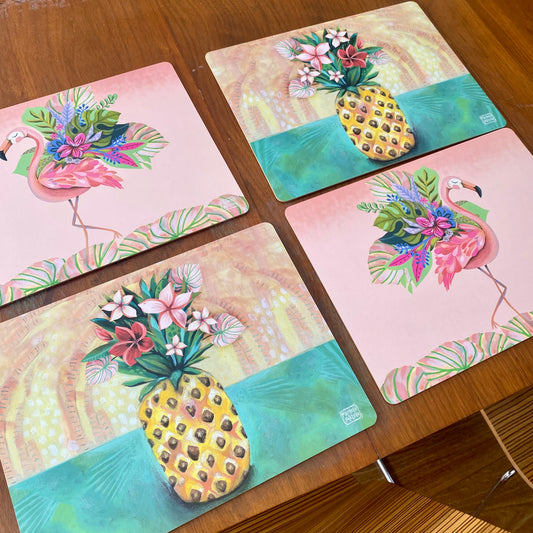 Allens Designs Tropical Placemats Set of 4