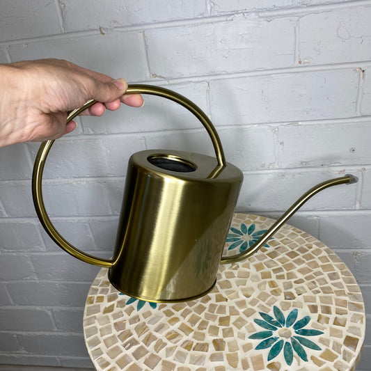 Watering Can 1.5L - Brass