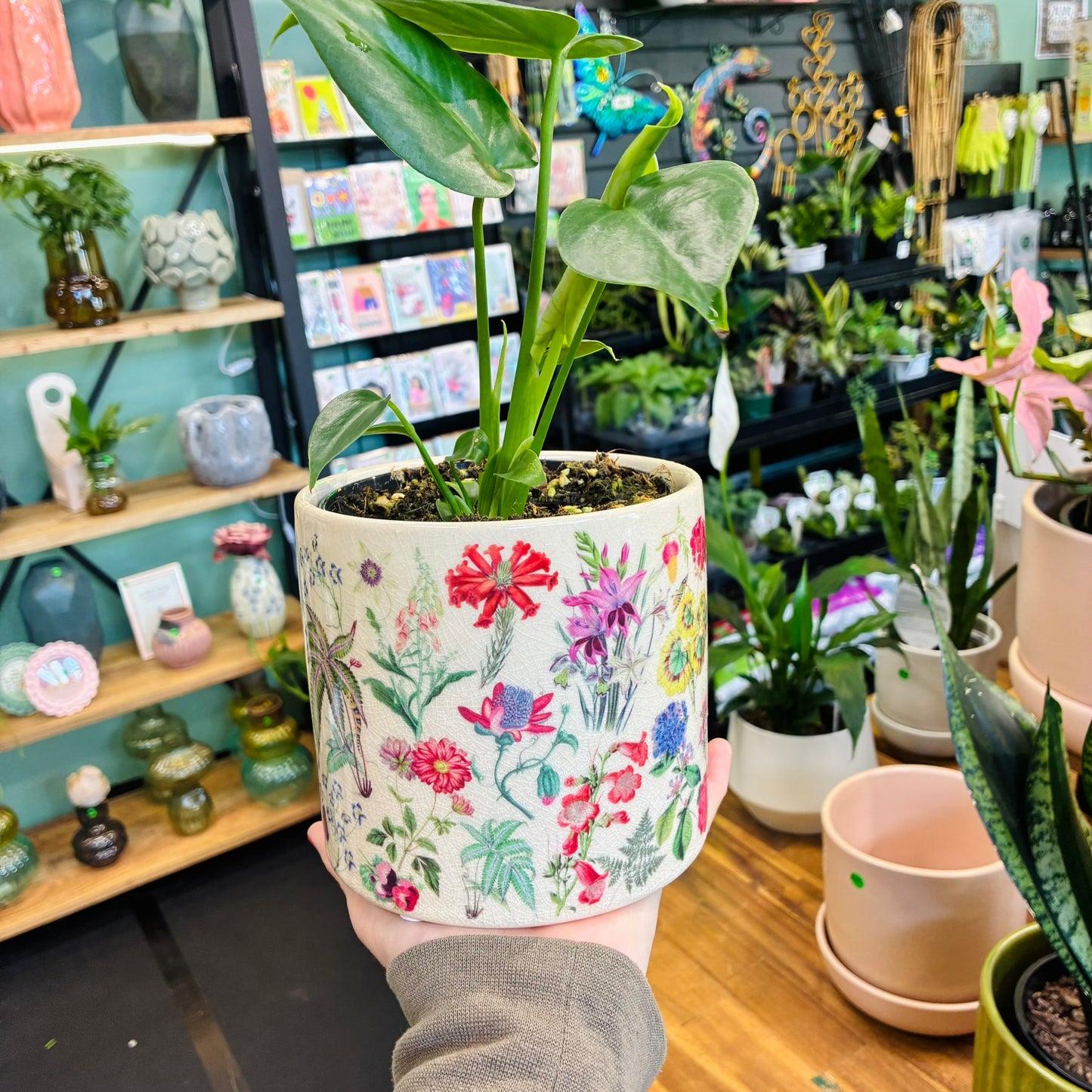 Botanicals Planter Green - Medium