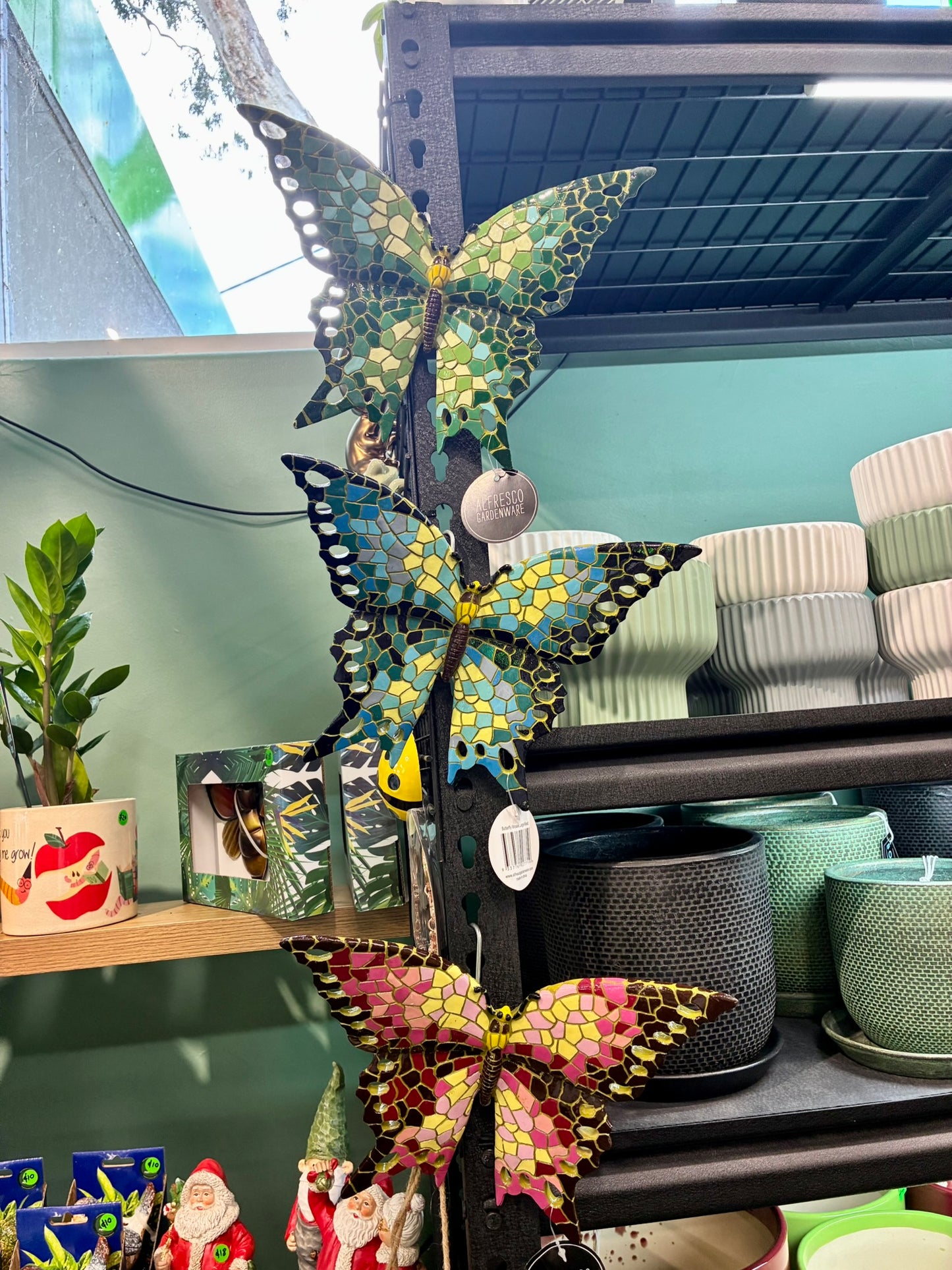 Butterfly Mosaic Large Wall Art - 3 colours