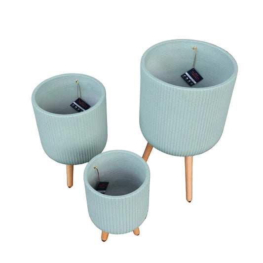 Chord Tripod Planters - Green