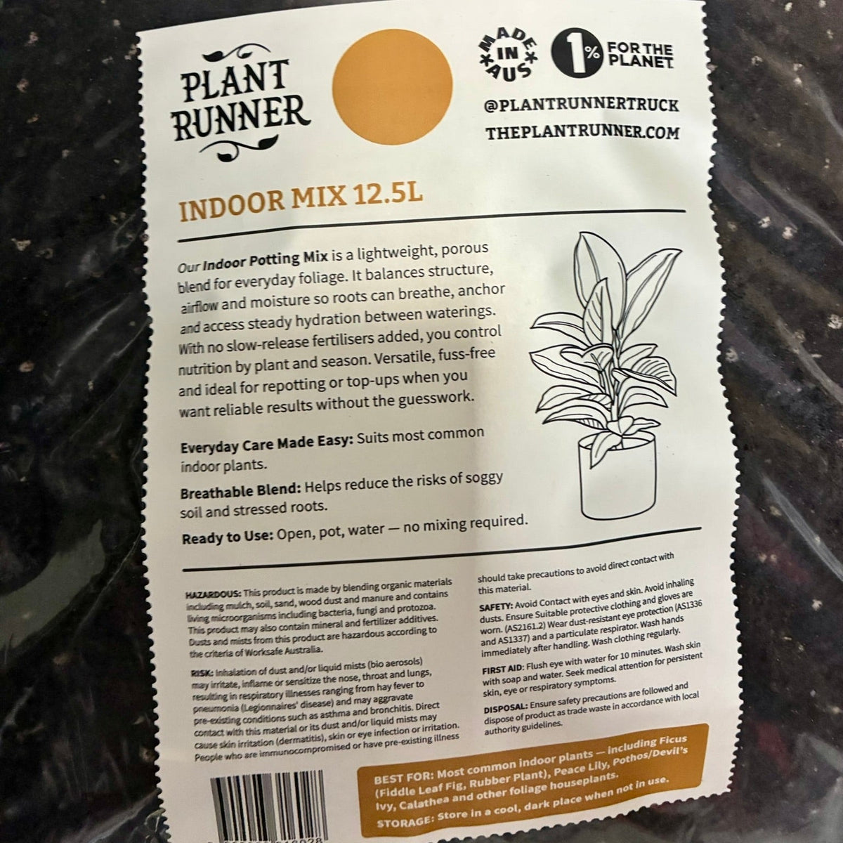 The Plant Runner - Indoor Potting Mix - 12.5litres