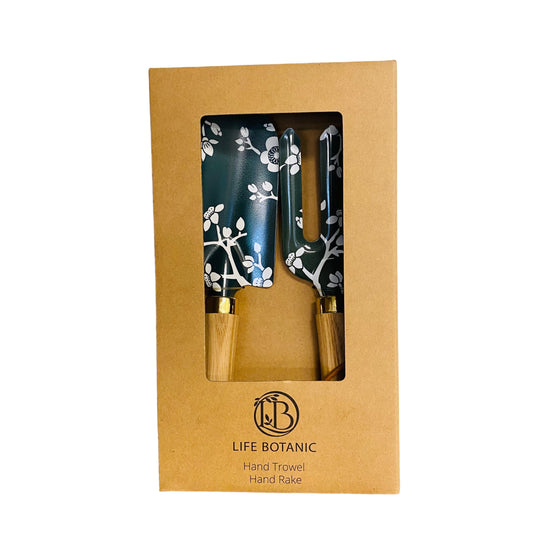 Blossy Garden Trowel & Fork - Blue