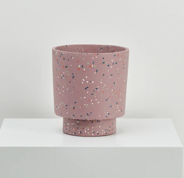 Terrazzo Banjo Pot - Musk Terrazzo