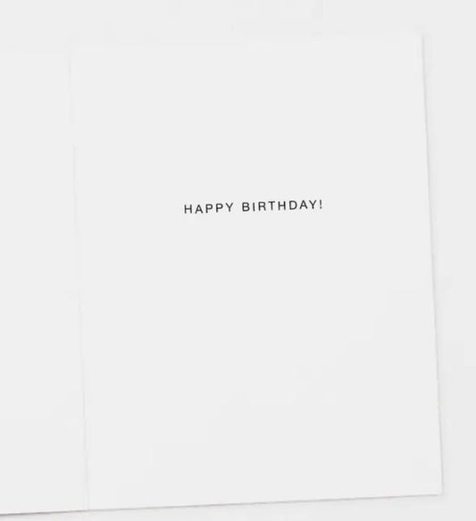 Tiger with Balloon Birthday Card