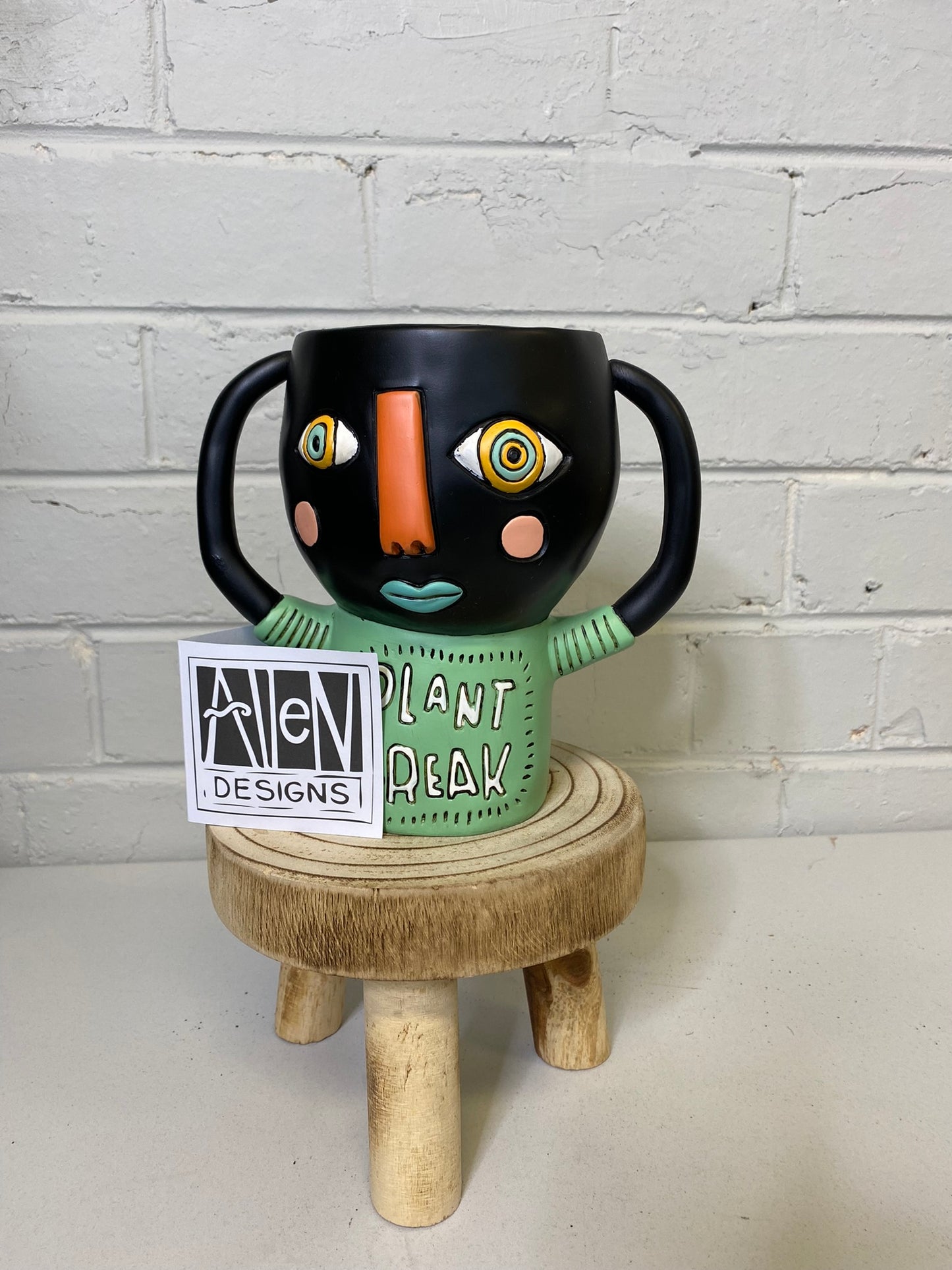 PLANT FREAK Black Planter