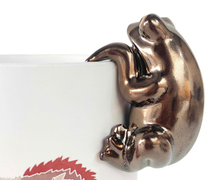 Frog Pot Hanger Gold