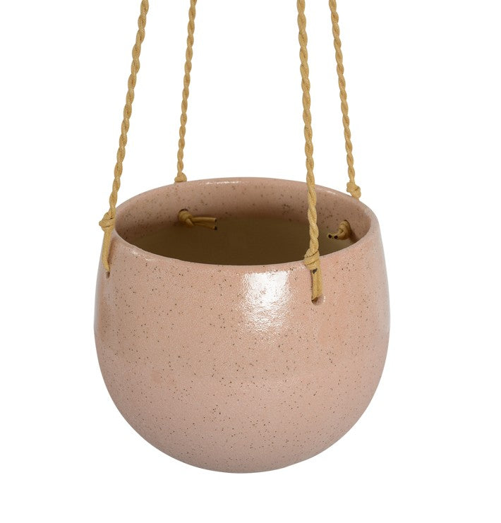 Capri Hanging Pot - Blush