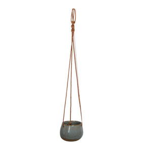 Toscana Hanging Pot 11x8cm Slate