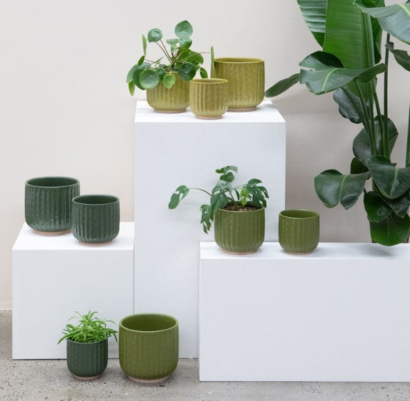Bea Planter Pot Large Forest Green
