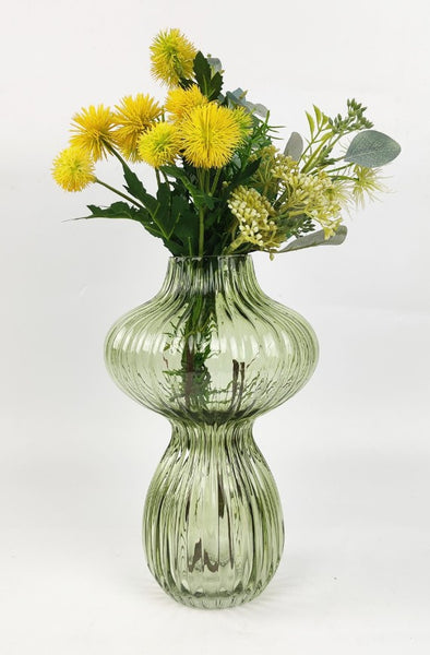 Orb Glass Vase Sage