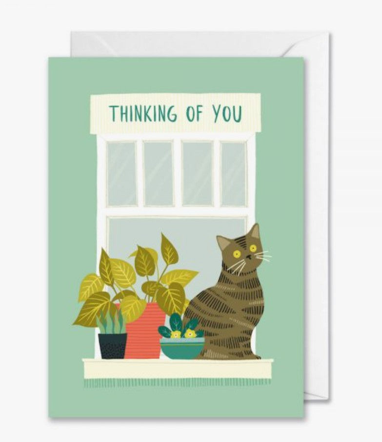 Thinking of You Cat Greetings Card