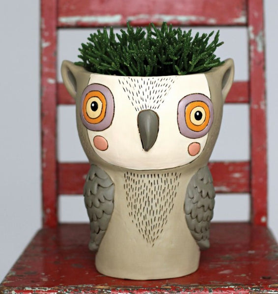 HOOTIE Owl Planter