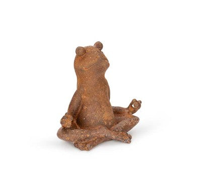 Yoga Frog Stting Cast Iron