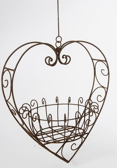Wire Heart Planters