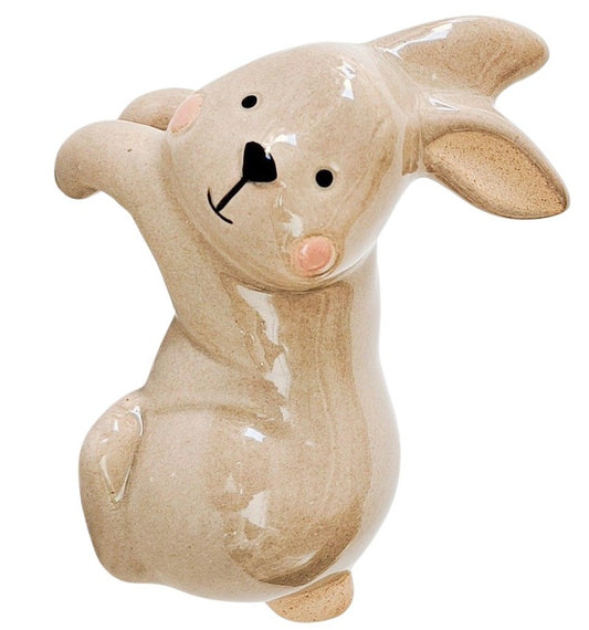 Rabbit Pot Hanger Grey 9cm