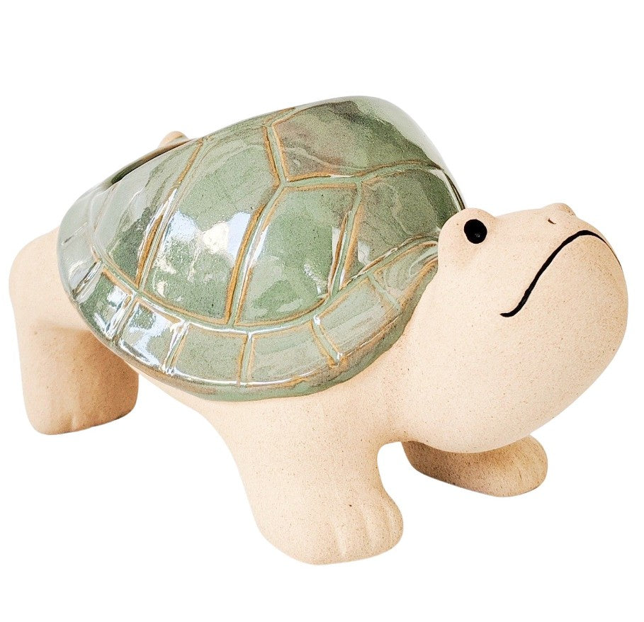 Turtle Planter Pot Hanger Sage 21cm