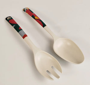 Melody Salad Servers Colourful