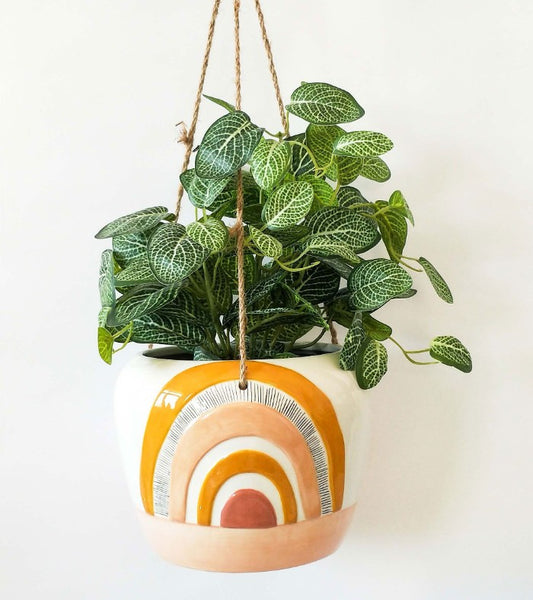 Woodstock Rainbow Hanging Planter Large