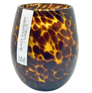 Candle - Confetti Leopard - Black Raspberry Vanilla (Boxed)