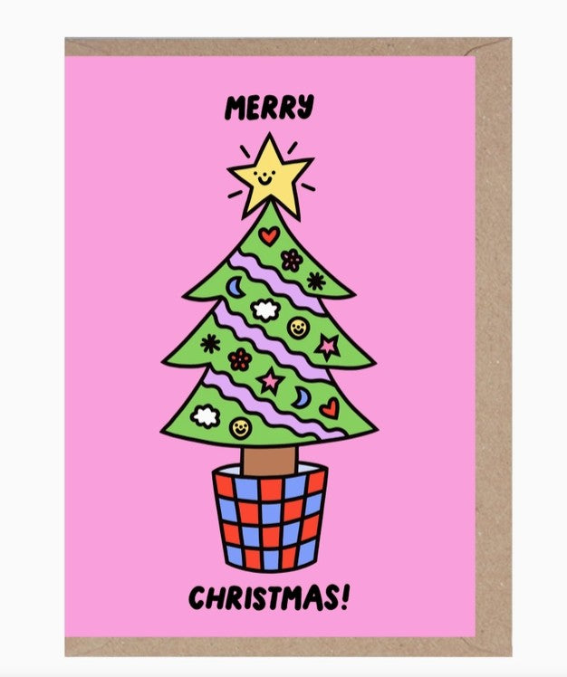 Merry Christmas PInk Card