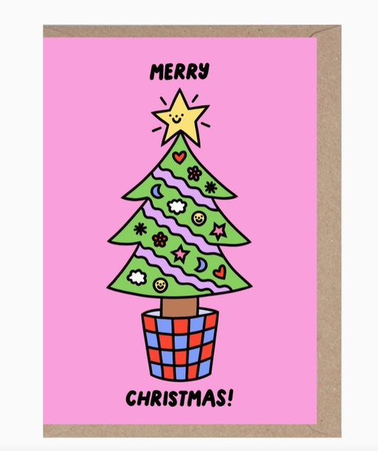 Merry Christmas PInk Card